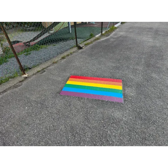 Montert Pride flagg 100x60cm