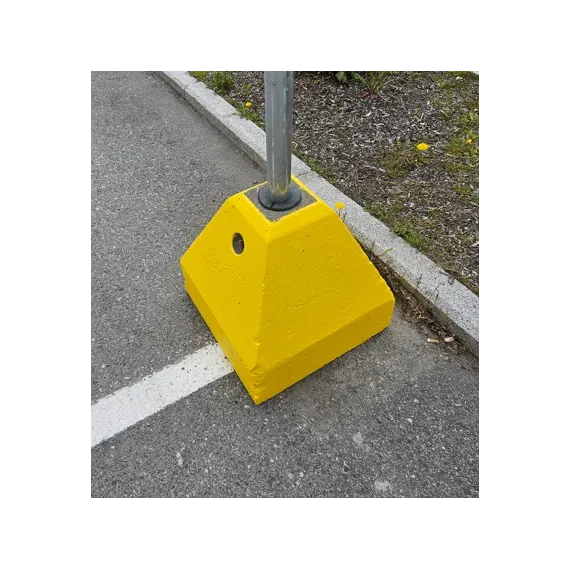 Maling av Pyramideformet løsfot i betong