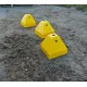 Maling av Pyramideformet løsfot i betong